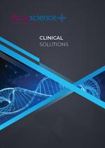 Accuscience Clinical Solutions brochure cover