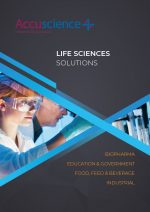 Accuscience Life Sciences brochure cover