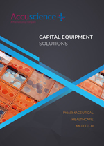 Accuscience Capital Equipment brochure cover